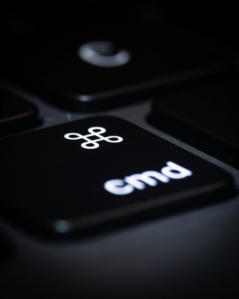 a close up shot of a command key