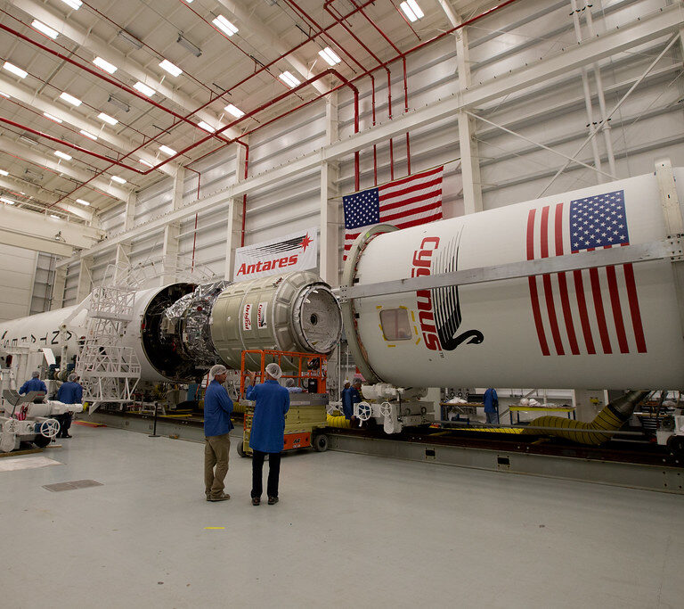 Antares Fairing Installed